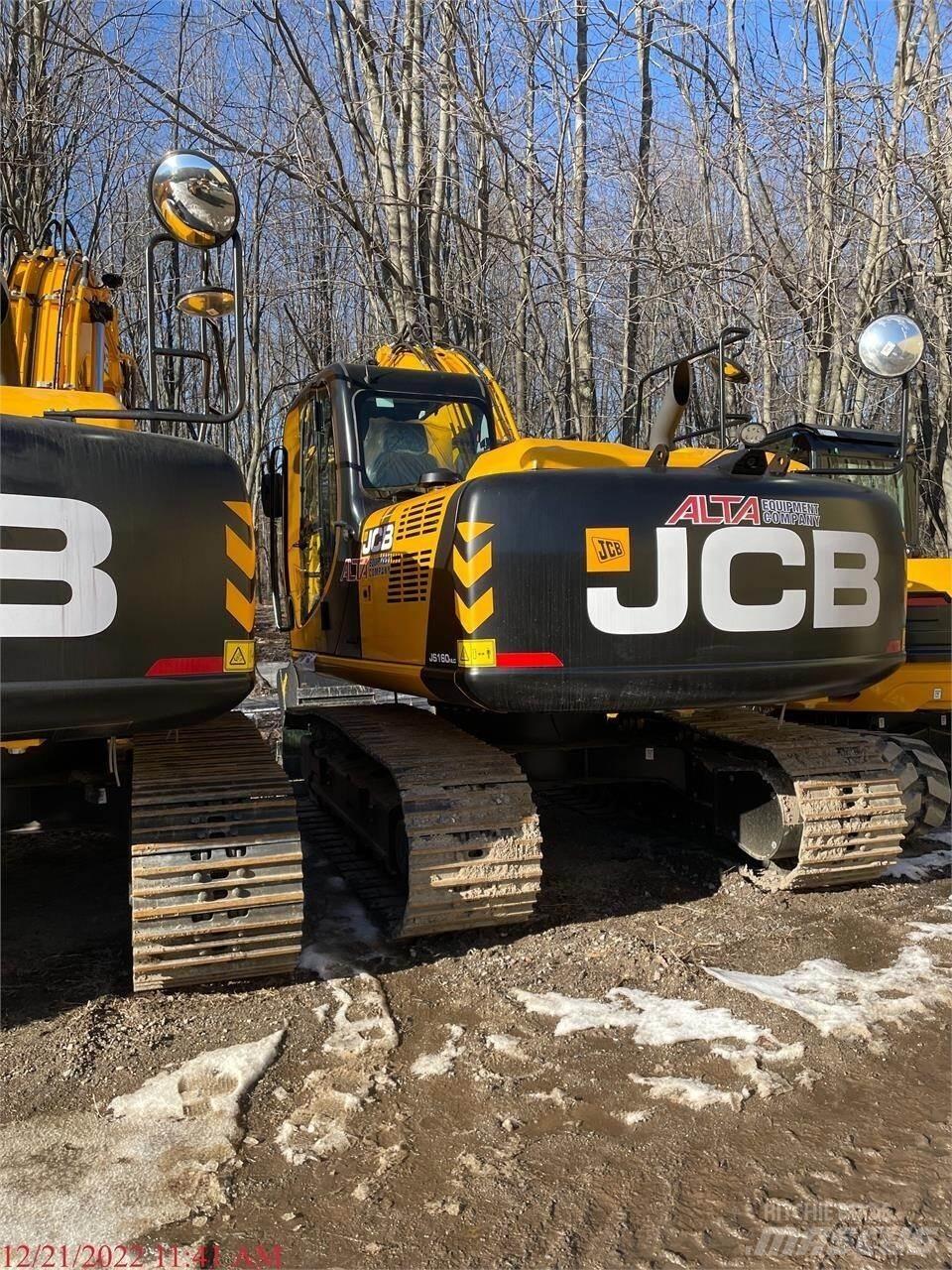 JCB JS160 Vikšriniai ekskavatoriai