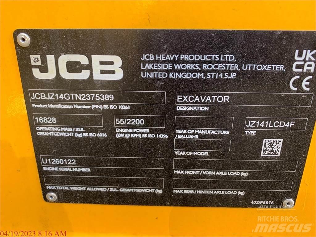 JCB JZ141 LC Vikšriniai ekskavatoriai