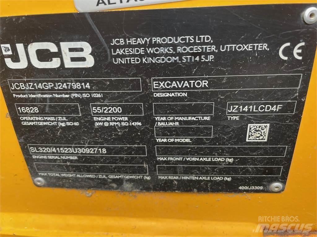 JCB JZ141 LC Vikšriniai ekskavatoriai