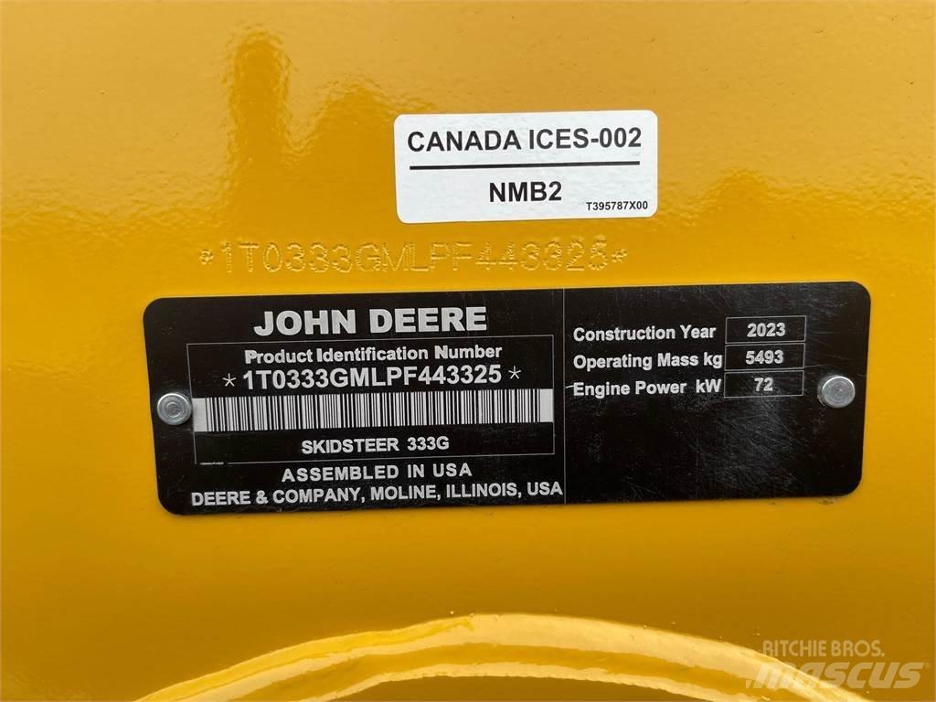 John Deere 333G Miško mulčeriai