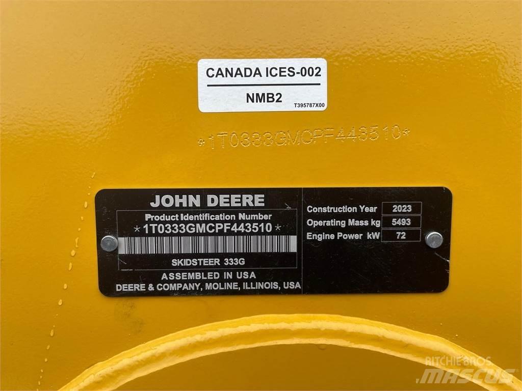 John Deere 333G Krautuvai su šoniniu pasukimu
