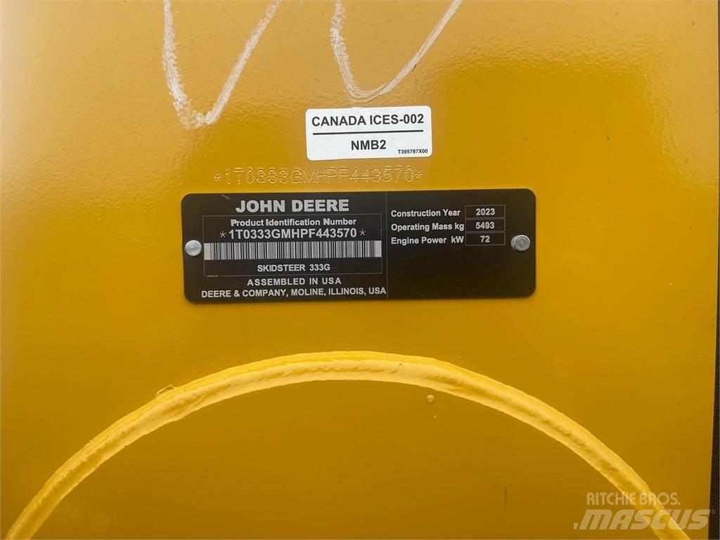 John Deere 333G Krautuvai su šoniniu pasukimu