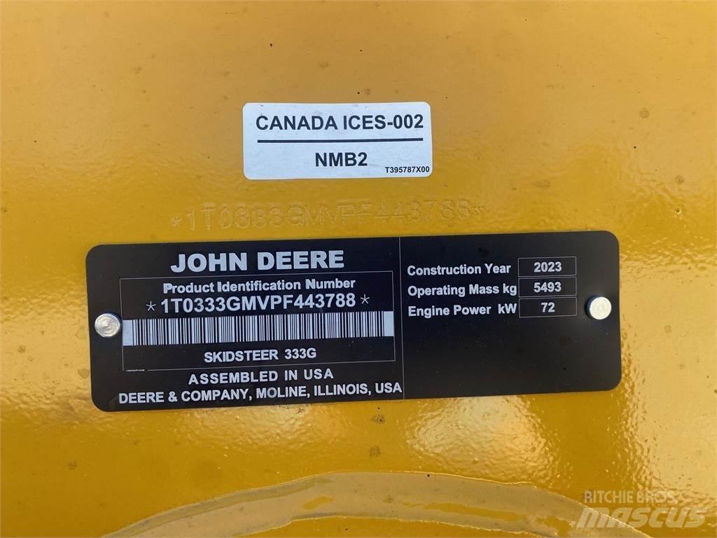 John Deere 333G Krautuvai su šoniniu pasukimu