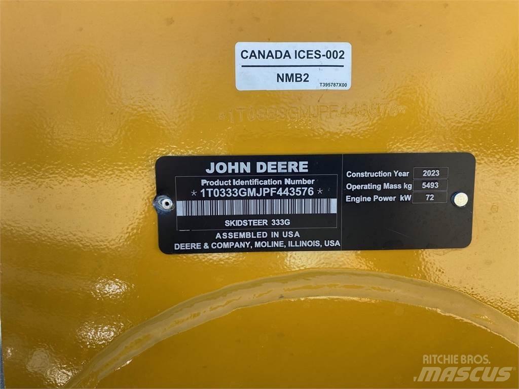 John Deere 333G Krautuvai su šoniniu pasukimu