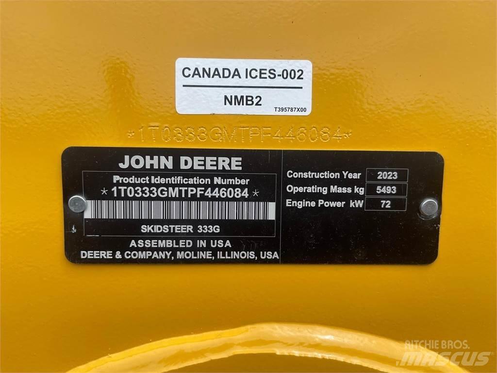 John Deere 333G Krautuvai su šoniniu pasukimu