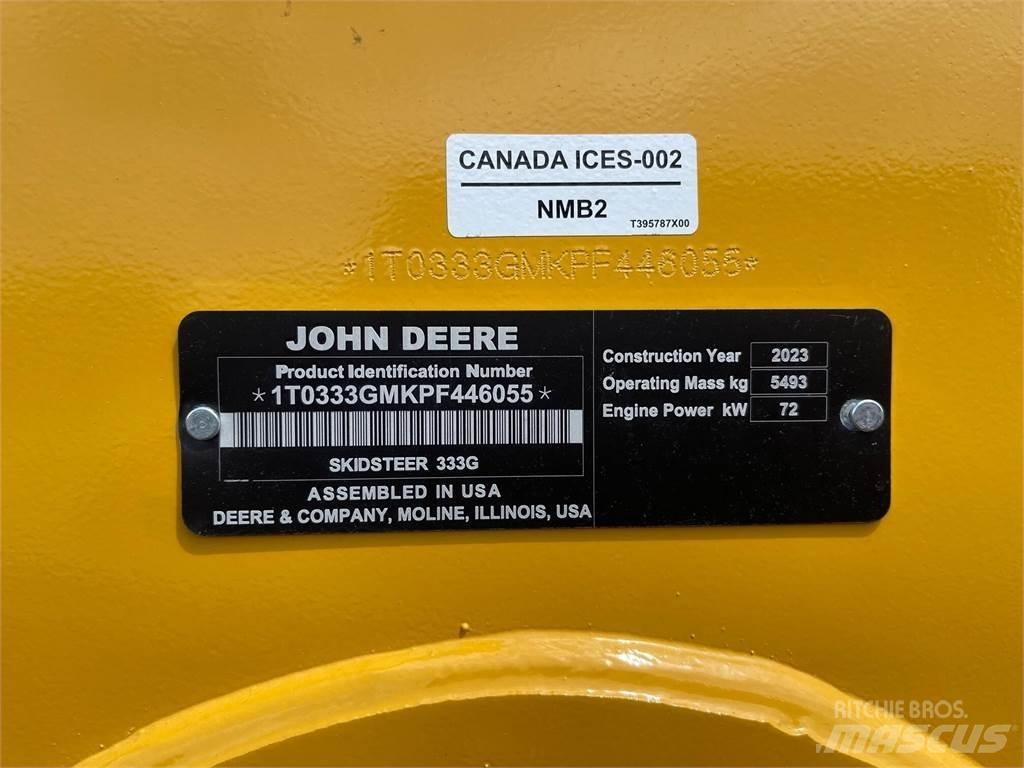 John Deere 333G Krautuvai su šoniniu pasukimu