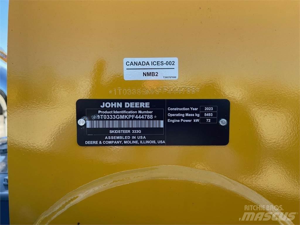 John Deere 333G Krautuvai su šoniniu pasukimu