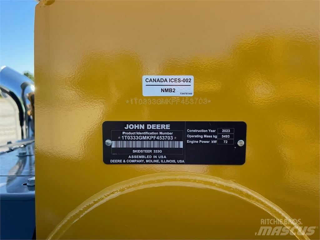 John Deere 333G Krautuvai su šoniniu pasukimu