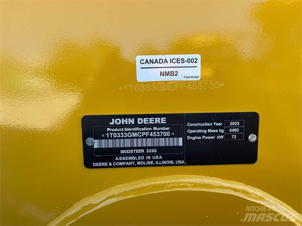 John Deere 333G Krautuvai su šoniniu pasukimu