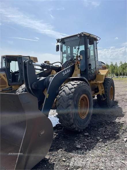 John Deere 544K Naudoti ratiniai krautuvai