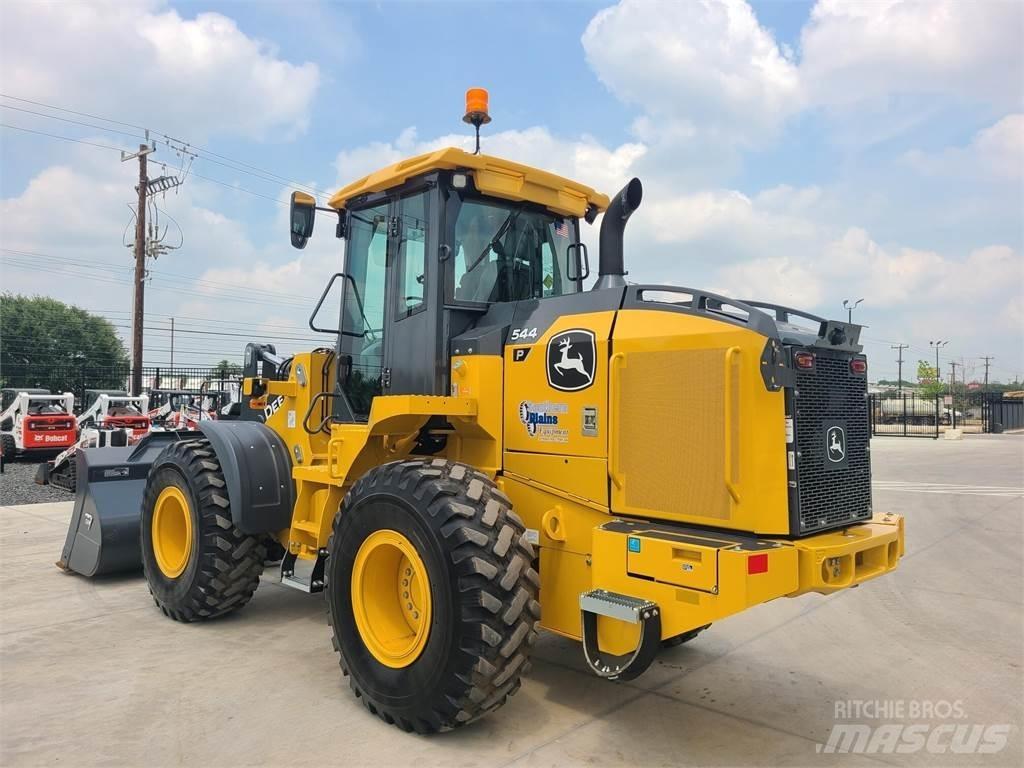 John Deere 544P Naudoti ratiniai krautuvai