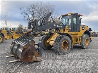 John Deere 624L Naudoti ratiniai krautuvai