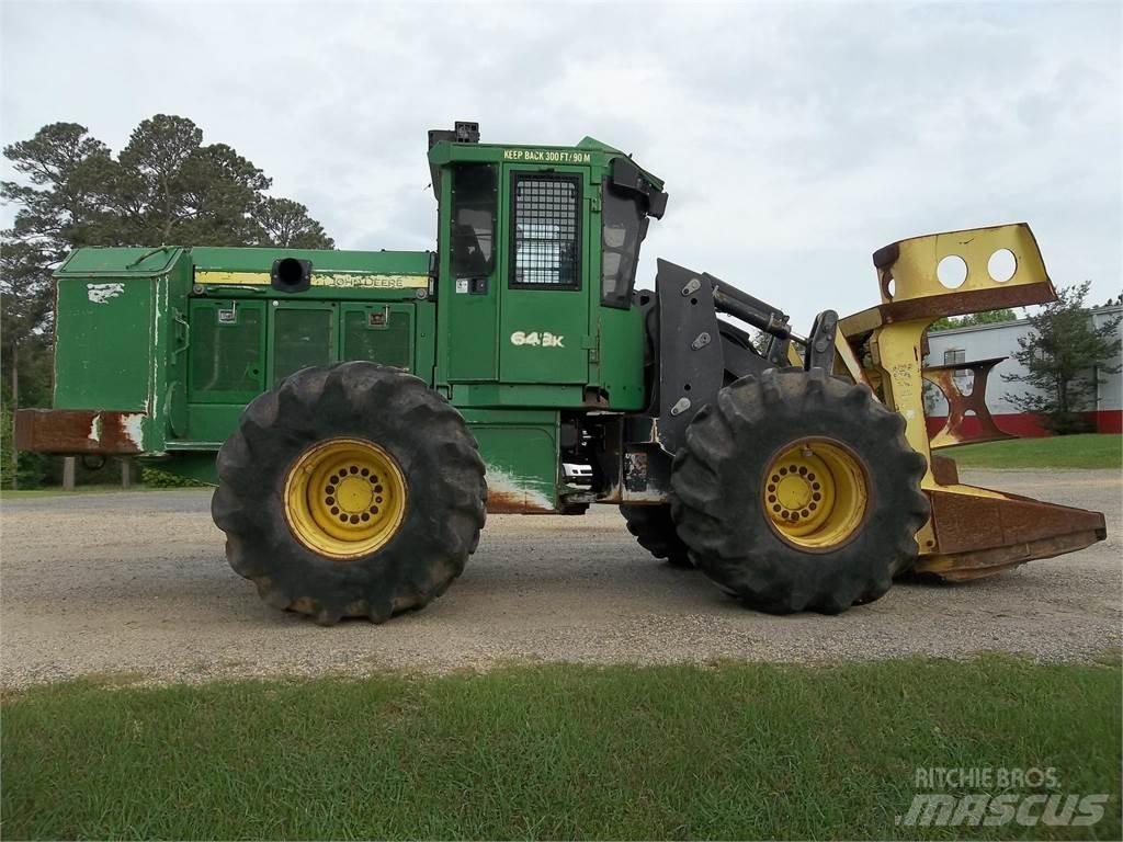 John Deere 643K Miško pjovimo technika
