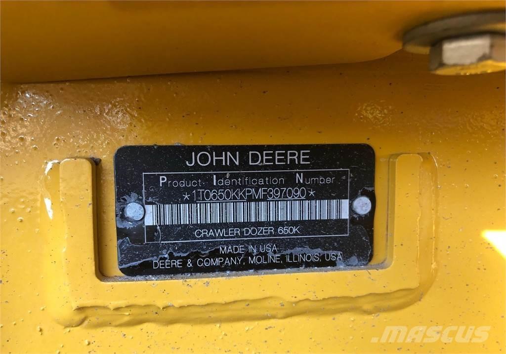 John Deere 650K LGP Vikšriniai buldozeriai