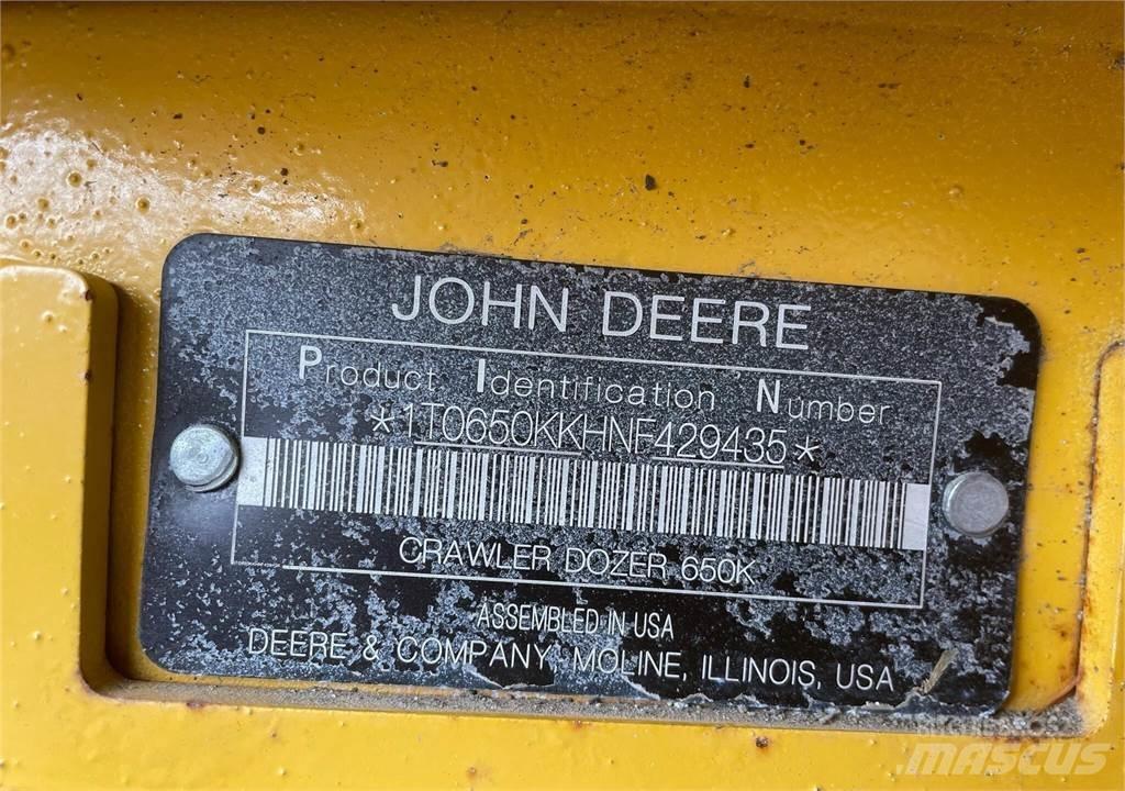 John Deere 650K LGP Vikšriniai buldozeriai