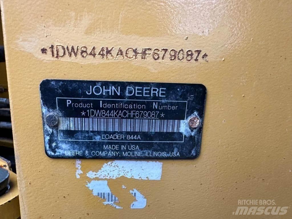 John Deere 844KIII Naudoti ratiniai krautuvai