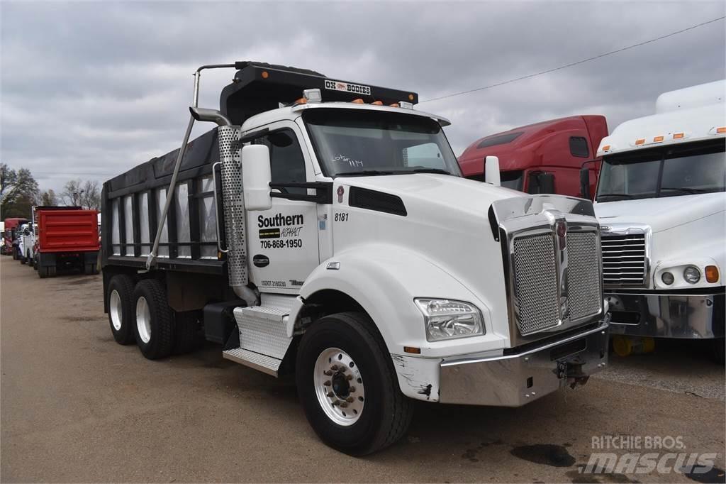 Kenworth T880 Savivarčių priekabų vilkikai
