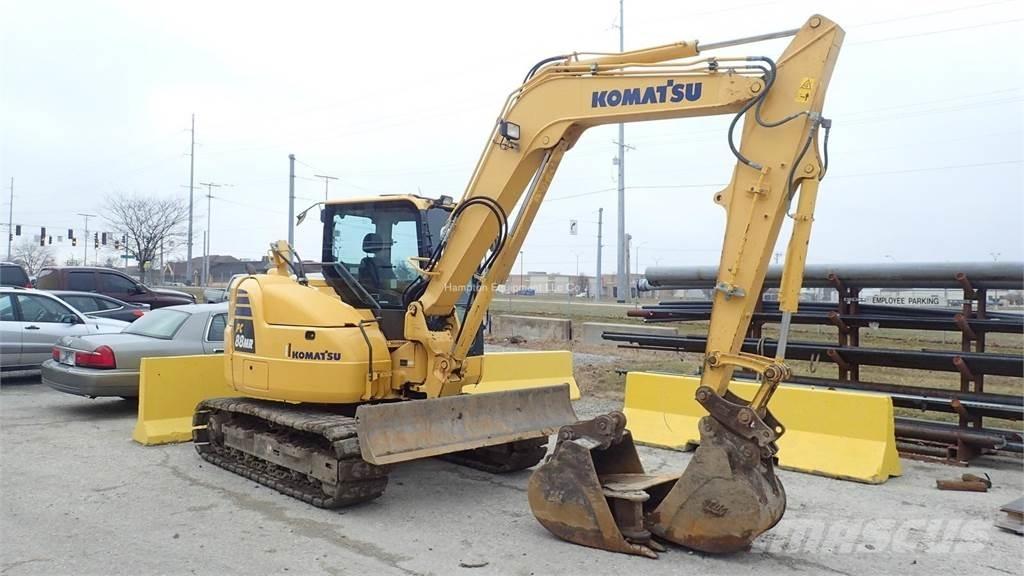 Komatsu PC88MR-10 Vikšriniai ekskavatoriai