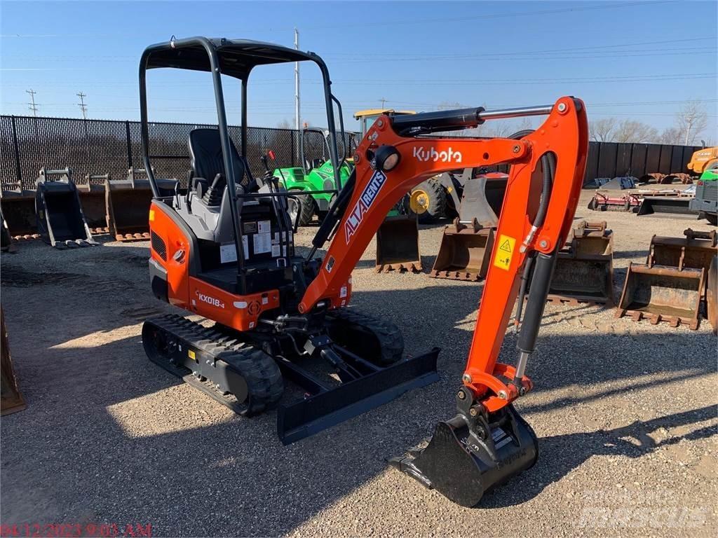 Kubota KX018-4 Mini ekskavatoriai < 7 t