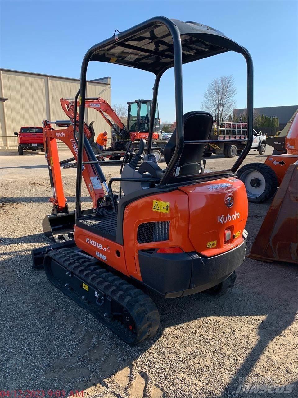 Kubota KX018-4 Mini ekskavatoriai < 7 t