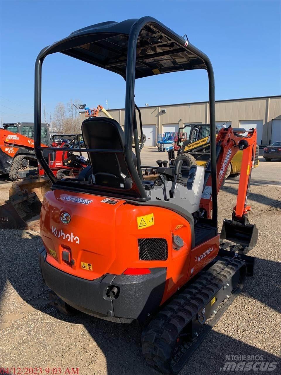 Kubota KX018-4 Mini ekskavatoriai < 7 t