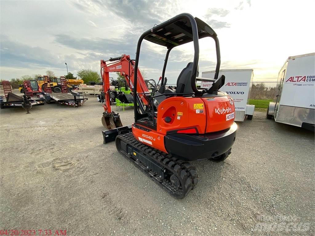 Kubota KX040-4 Mini ekskavatoriai < 7 t