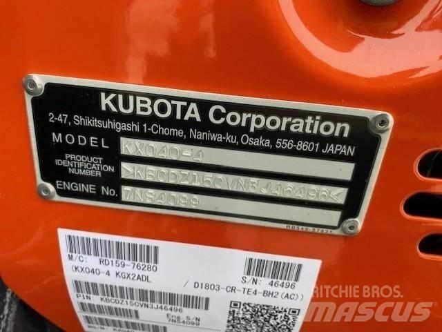 Kubota KX040-4 Mini ekskavatoriai < 7 t