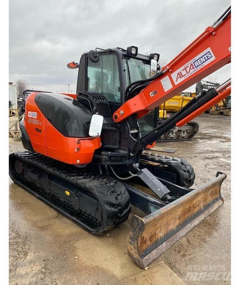 Kubota KX080 Miško mulčeriai