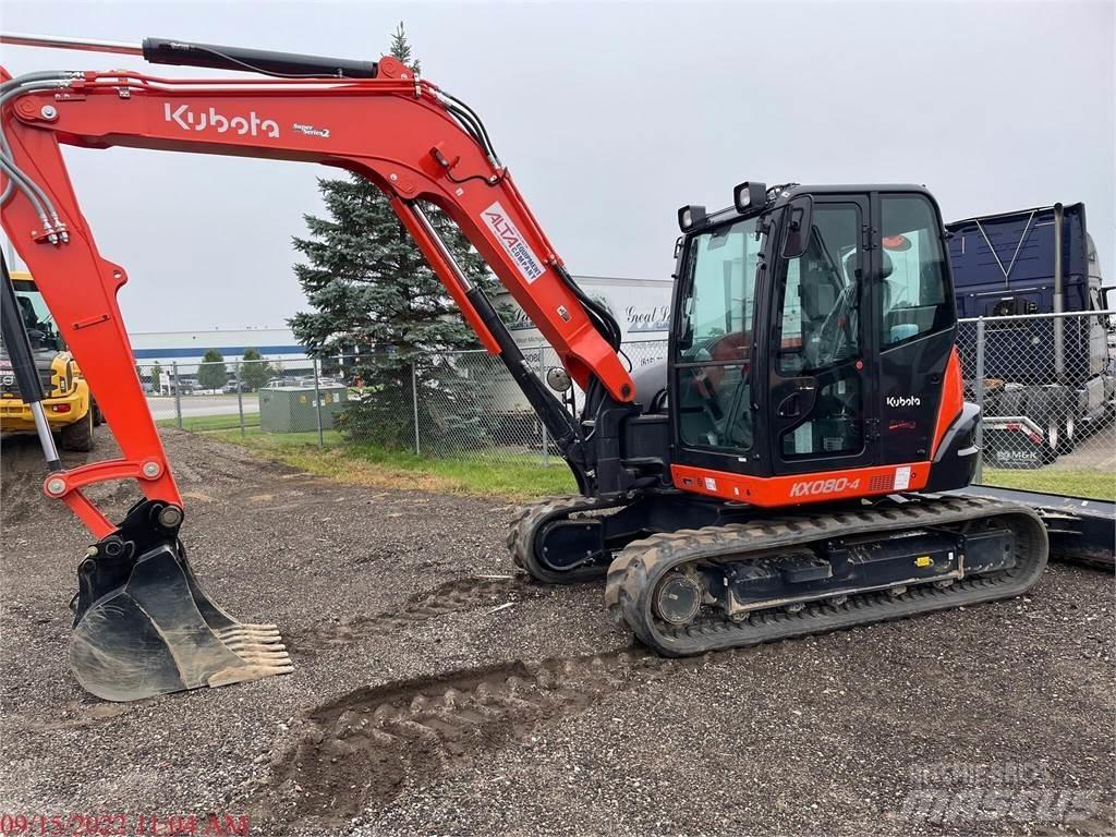 Kubota KX080-4 Vikšriniai ekskavatoriai