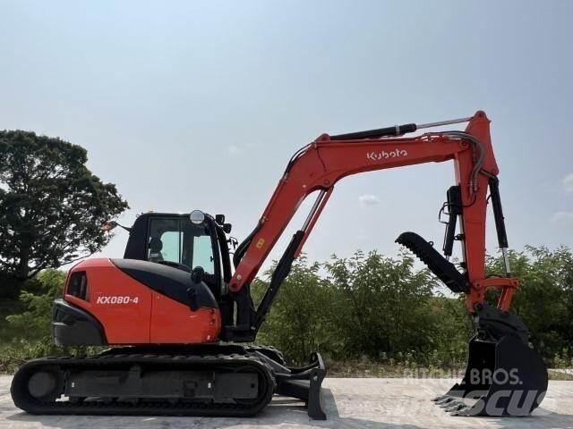 Kubota KX080-4A Vikšriniai ekskavatoriai