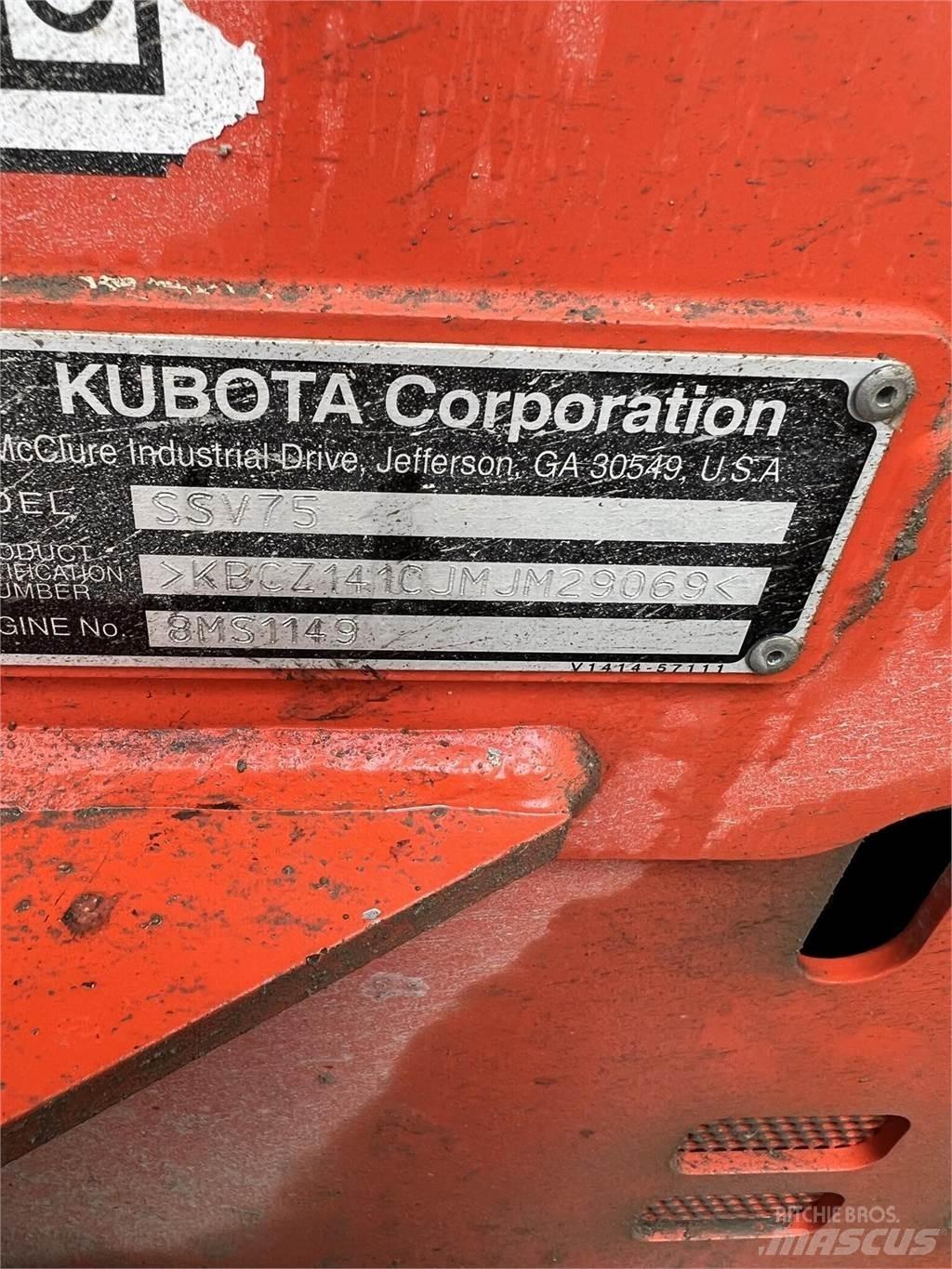 Kubota SSV75 Krautuvai su šoniniu pasukimu