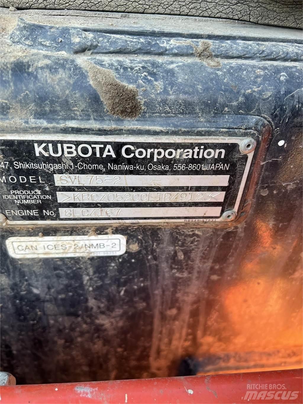 Kubota SVL75-2 Krautuvai su šoniniu pasukimu