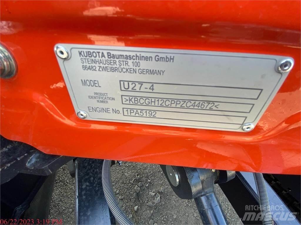 Kubota U27-4 Mini ekskavatoriai < 7 t
