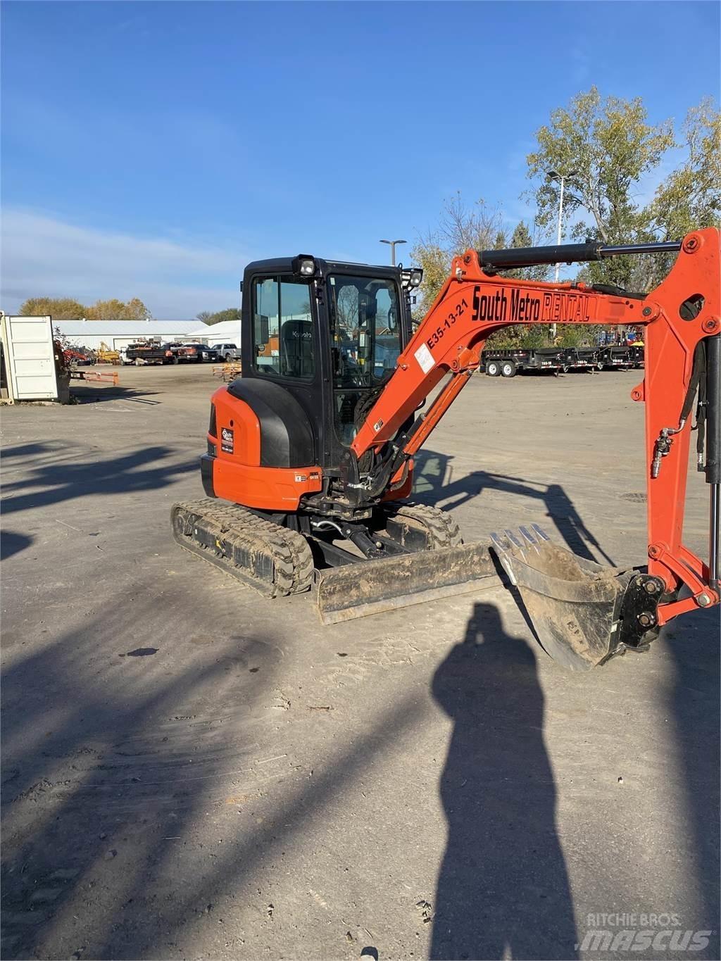 Kubota U35-4 Mini ekskavatoriai < 7 t