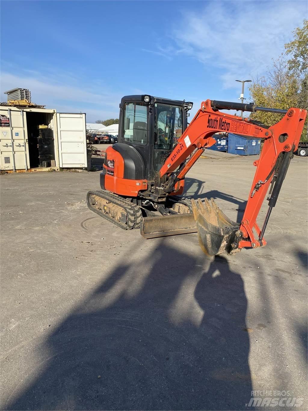 Kubota U35-4 Mini ekskavatoriai < 7 t
