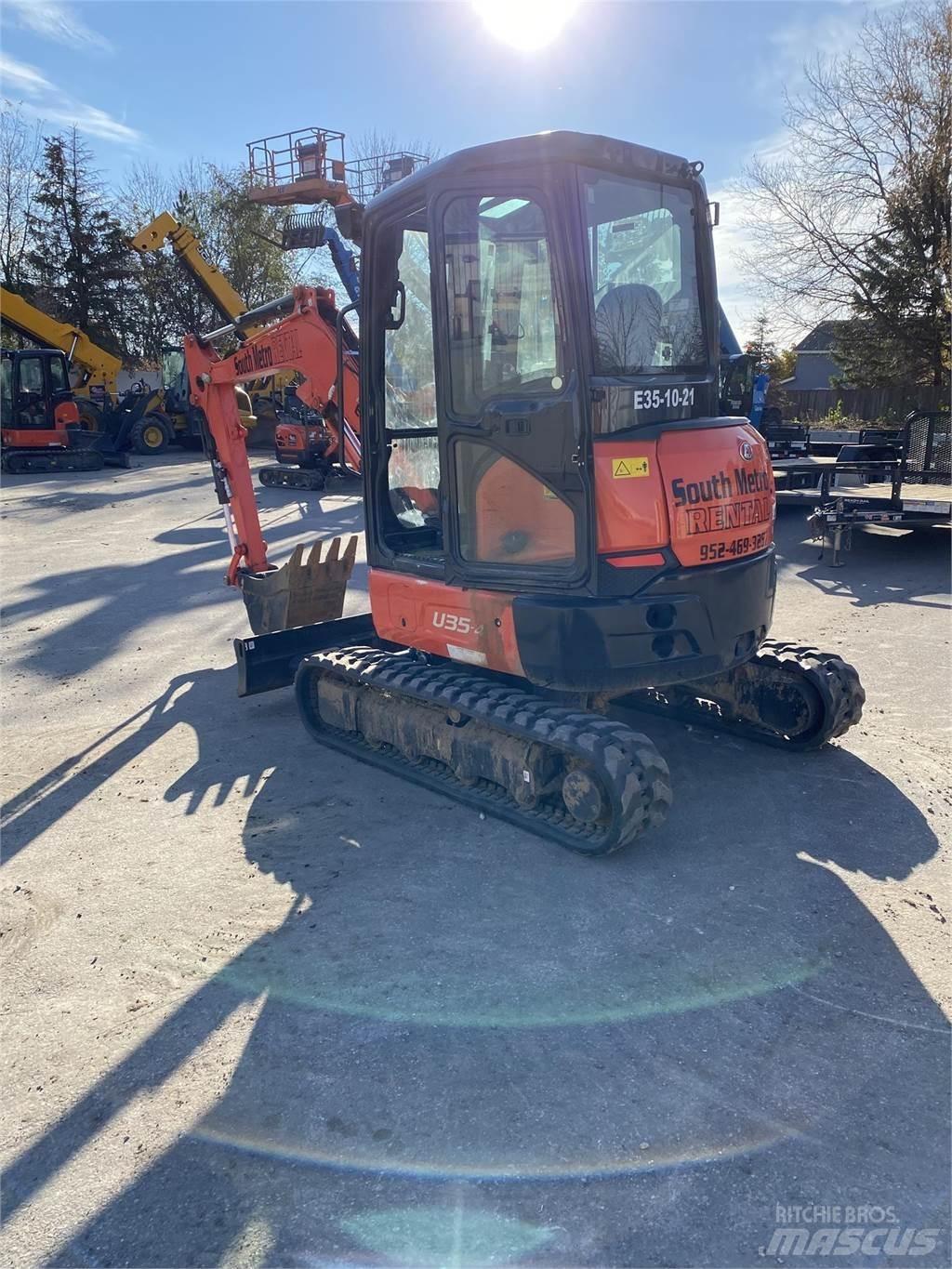 Kubota U35-4 Mini ekskavatoriai < 7 t