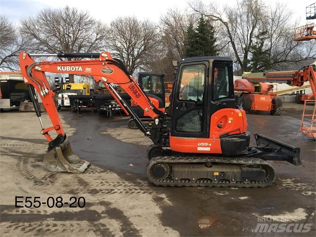 Kubota U55-4 Mini ekskavatoriai < 7 t
