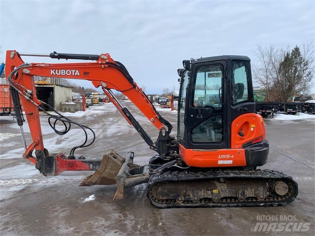 Kubota U55-4 Mini ekskavatoriai < 7 t