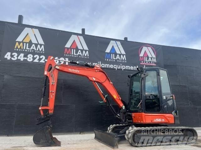 Kubota U56-5 Mini ekskavatoriai < 7 t