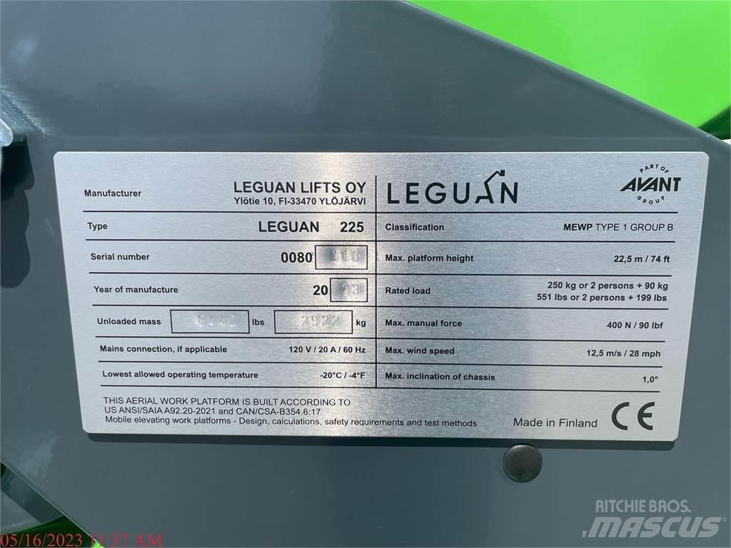 Leguan 225 Alkūniniai keltuvai