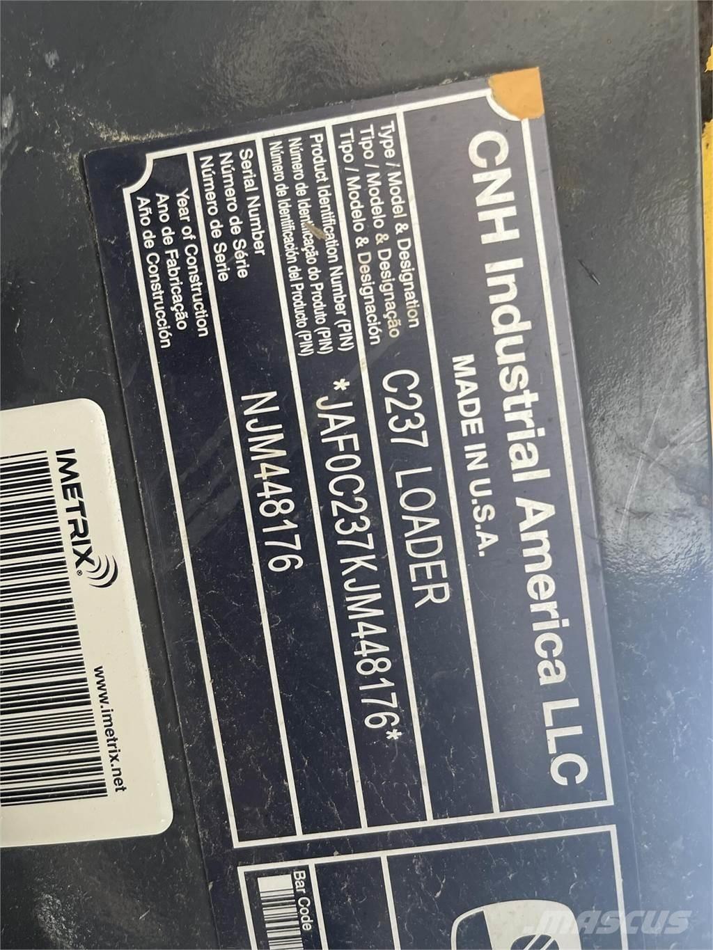 New Holland C237 Krautuvai su šoniniu pasukimu