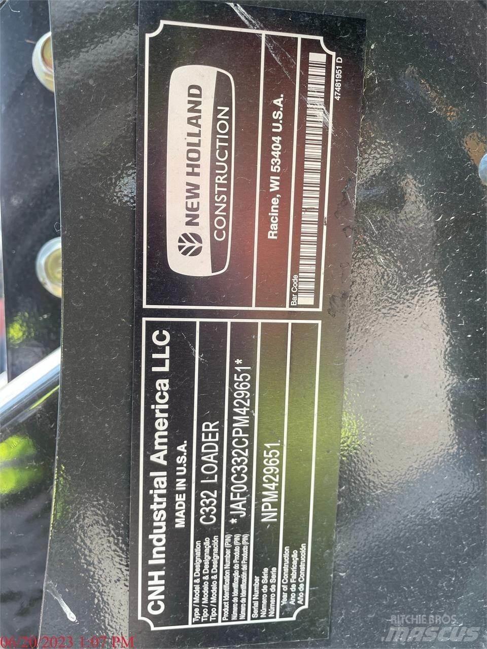 New Holland C332 Krautuvai su šoniniu pasukimu