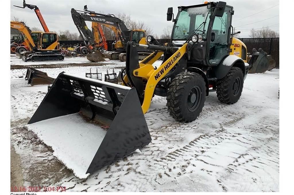 New Holland W80C Naudoti ratiniai krautuvai