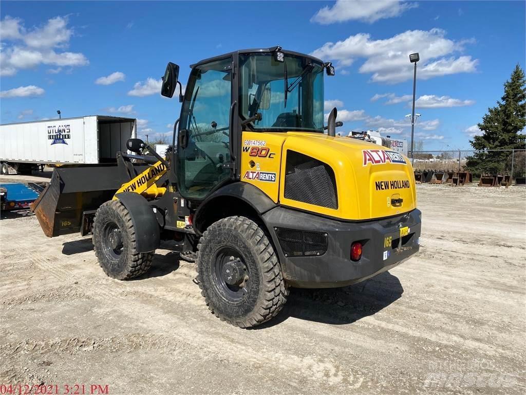 New Holland W80C Naudoti ratiniai krautuvai