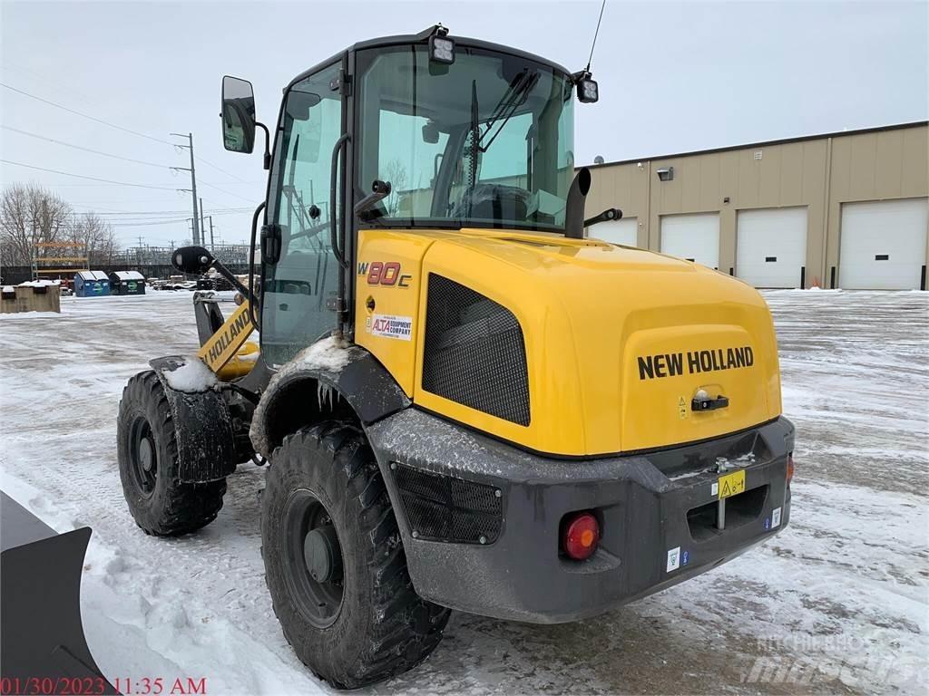 New Holland W80C Naudoti ratiniai krautuvai