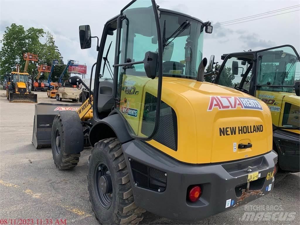 New Holland W80C Naudoti ratiniai krautuvai