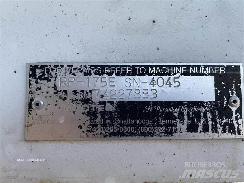 Roadtec RP175 Asfalto klotuvai