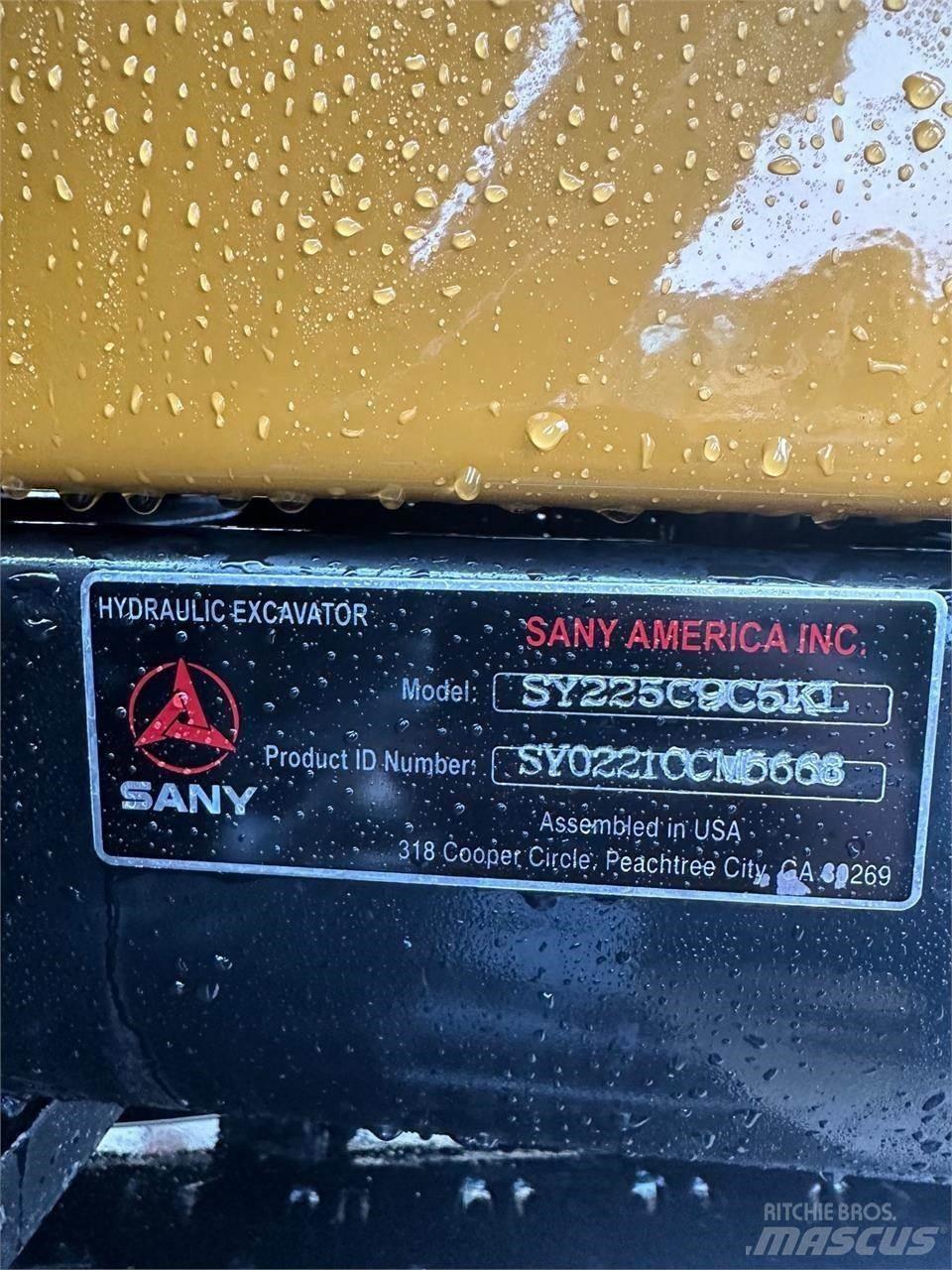 Sany SY225C Vikšriniai ekskavatoriai