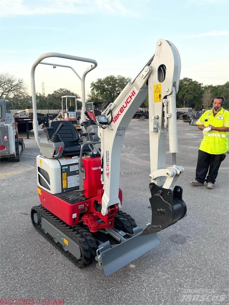 Takeuchi TB210R Mini ekskavatoriai < 7 t