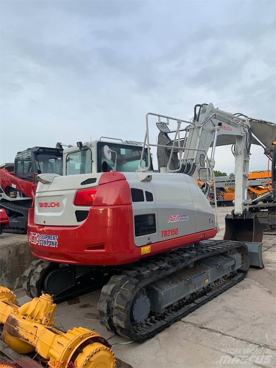 Takeuchi TB2150 Vikšriniai ekskavatoriai